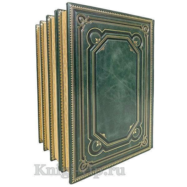 Виталий Бианки. Собрание сочинений в 4 томах. Книги в кожаном переплете