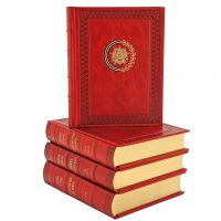 Венок славы (комплект из 12 книг) в кожаном переплете