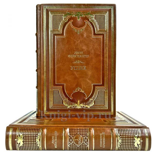 Лион Фейхтвангер - Успех в 2 томах. Подарочные книги в кожаном переплете ручной работы