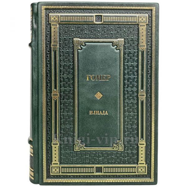 Гомер - Илиада. Книга в переплёте из натуральной кожи