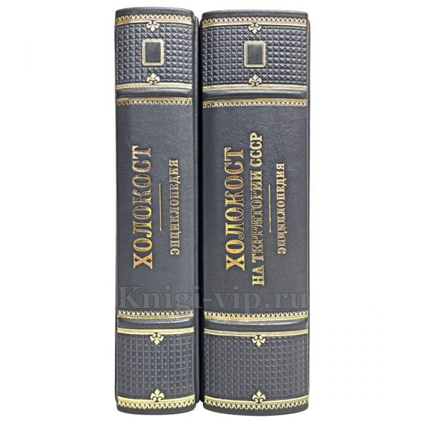Холокост: энциклопедия в 2 томах. Книги в кожаном переплёте