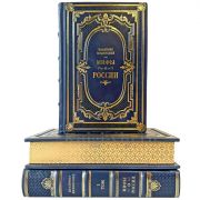 Владимир Мединский - Мифы о России в 3 томах. Подарочные книги в кожаном переплете ручной работы
