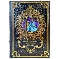 Немецкие сказки - Иоганн Карл Август Музеус. Подарочная книга в кожаном переплете ручной работы