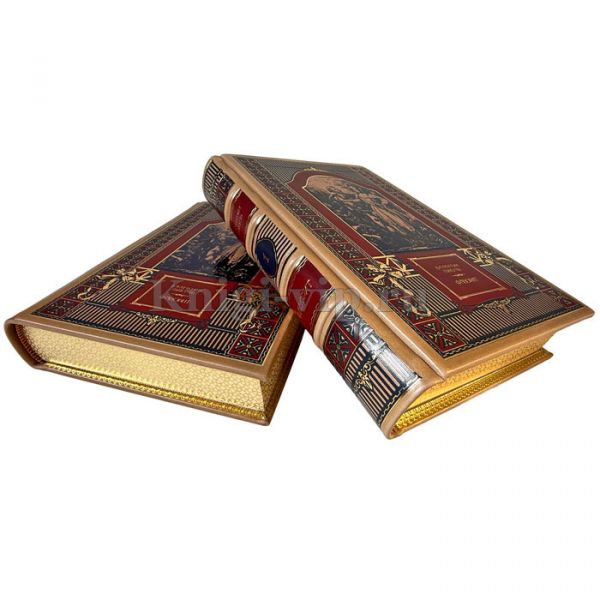 Валентин Пикуль - Фаворит (Роман в 2 томах). Эксклюзивные книги в кожаном переплете ручной работы