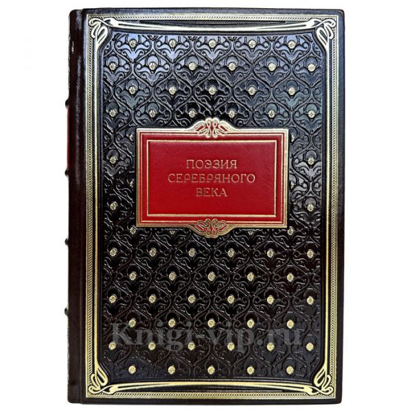 Поэзия серебряного века. Книга в кожаном переплете