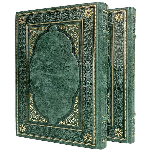 Клавдий Птолемей (комплект из 2 книг). Книги в кожаном переплёте.