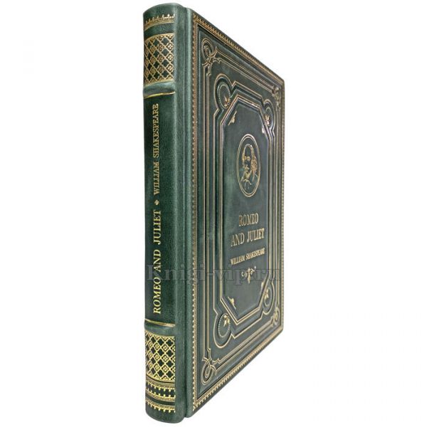 Уильям Шекспир - Ромео и Джульетта (на английском языке). William Shakespeare - Romeo and Juliet. Книга в кожаном переплете