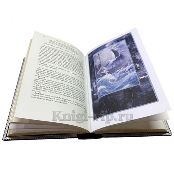 Tolkien J.R.R. - The Lord of the Rings. Джон Р. Р. Толкин (Толкиен) - Властелин колец в 3 томах на английском языке. Подарочные книги в кожаном переплете