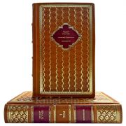 Фёдор Тютчев. Собрание сочинений в 2 томах. Книги в кожаном переплёте.